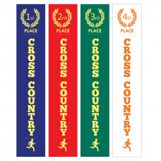 Buffalo Sports Pack of 4 Cross Country Place Ribbons | 1st 2nd 3rd 4th